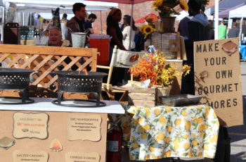 The s'mores stand at the SoWa market.