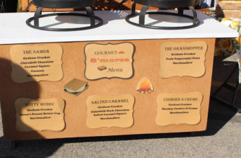 The s'mores stand at the SoWa market.